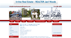 Desktop Screenshot of irvinehomesandproperty.com